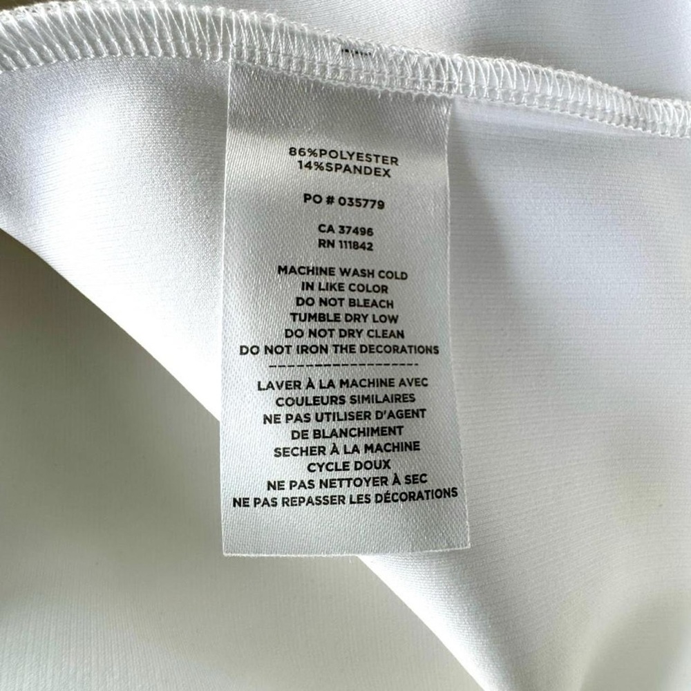 Levelwear Dive Performance Half-Zip Mock Neck Pullover White Women’s XL Golf NWT - Picture 8 of 8